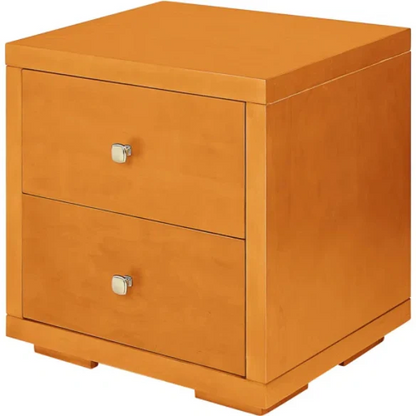 Modern Sophistication 2-Piece Queen Platform Bedroom Set with Sleek Headboard and Footboard in Solid Wood