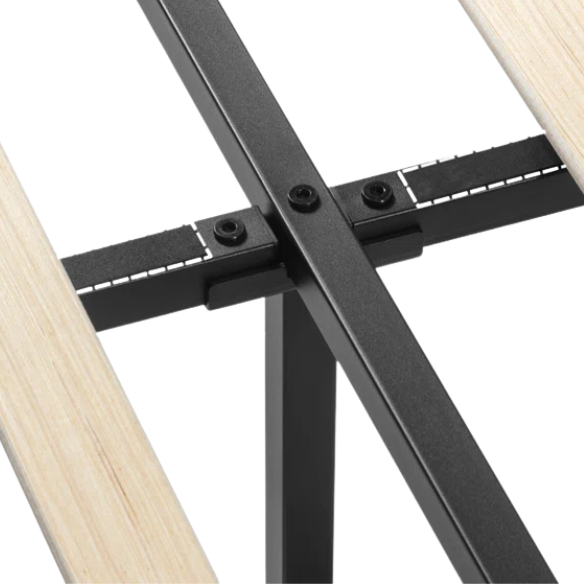 Modern Queen Size Upholstered Platform Bed with Deluxe Wingback and Linen Blend Fabric