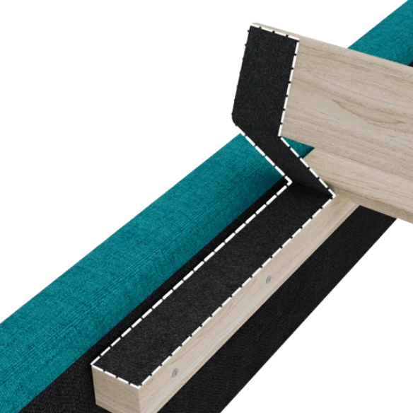 Luxurious King Size Upholstered Platform Bed with Deluxe Wingback Headboard – Soft Velvet and Linen Blend Upholstery, Sturdy Solid Wood Frame, and Modern Minimalist Design for Ultimate Comfort