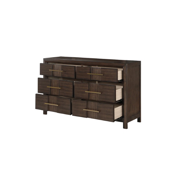 Elegant Platform Storage 4-Piece Queen Bedroom Set – Timeless Design with Modern Functionality, Includes Bed, Dresser, Mirror, and Nightstand
