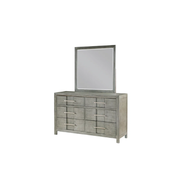 Elegant Platform Storage 4-Piece Queen Bedroom Set – Timeless Design with Modern Functionality, Includes Bed, Dresser, Mirror, and Nightstand