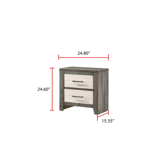 Stylish 6-Piece LED Platform Queen Bedroom Set in Cream and Brown – Modern Elegance with Ambient Lighting