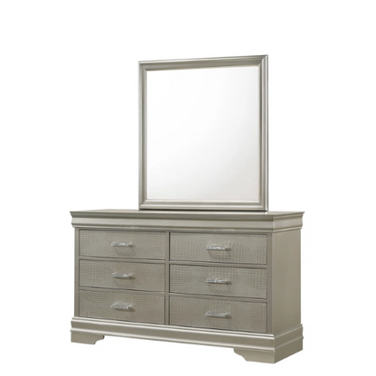 Luxurious 4-Piece Full Double Bedroom Set – Glamorous Faux Leather Design with Elegant Detailing