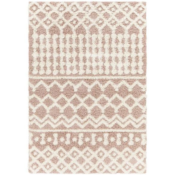 Soft Cozy Woven Shag Bohemian Tribal Area Rug