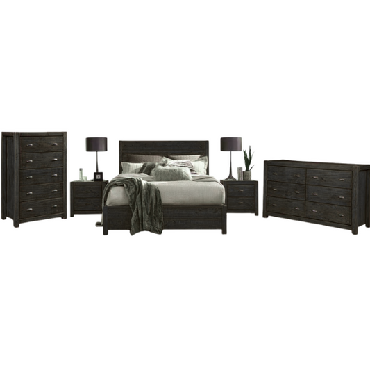 Elevate Your Bedroom with a 5-Piece King Bedroom Set – Solid Wood Construction, Ample Storage, and Timeless Sophistication at a Steal