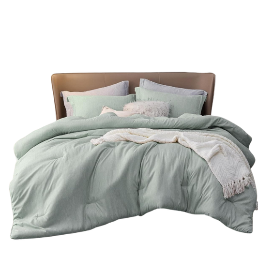 All-Season Comforter Set – Reversible Cooling & Warmth Bed Set for Ultimate Comfort Year-Round