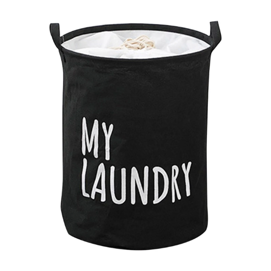 Foldable Drawstring Laundry Basket – Large Capacity Waterproof Storage for Clothes, Home, Bathroom, and Children's Toys