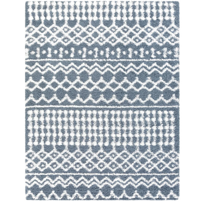 Soft Cozy Woven Shag Bohemian Tribal Area Rug
