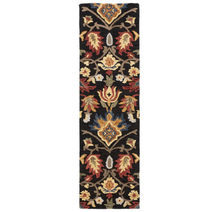 Tufted Wool Area Rug – Luxurious Floral Design