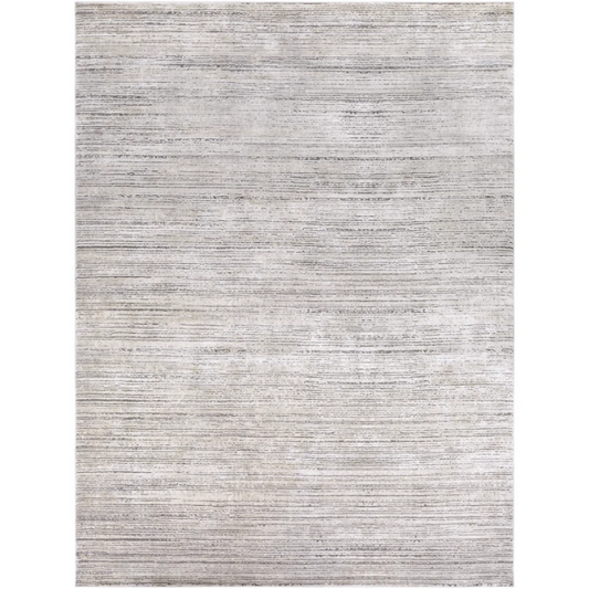 Modern Abstract Gray Area Rug – Stain-Resistant, High-Low Pile, Distressed Ivory Hues for a Relaxed, Stylish Touch