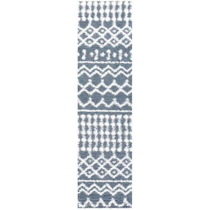 Soft Cozy Woven Shag Bohemian Tribal Area Rug