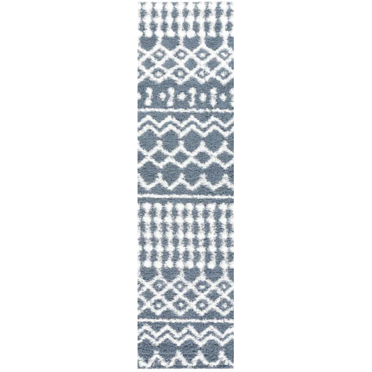 Soft Cozy Woven Shag Bohemian Tribal Area Rug