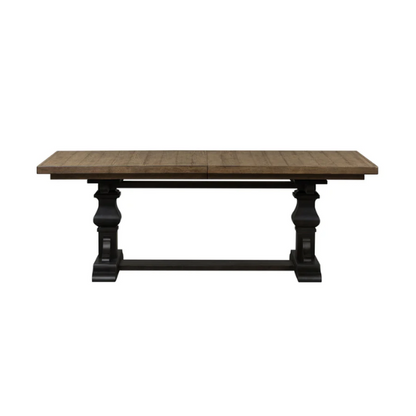 Classic Vintage Trestle Dining Table – Timeless Charm with a Modern Twist