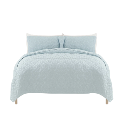 Lightweight Ultra Soft Quilt Set – Stain-Resistant, Machine Washable Bedding
