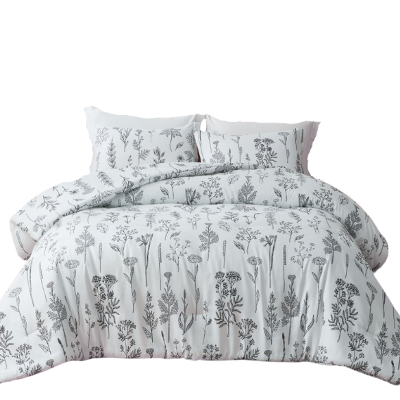 Floral Comforter Set – Stylish and Cozy Bedding with Cute Floral Pattern for a Beautiful Bedroom Makeover