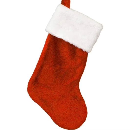 Classic Red & White Christmas Stocking – Personalized Holiday Decor