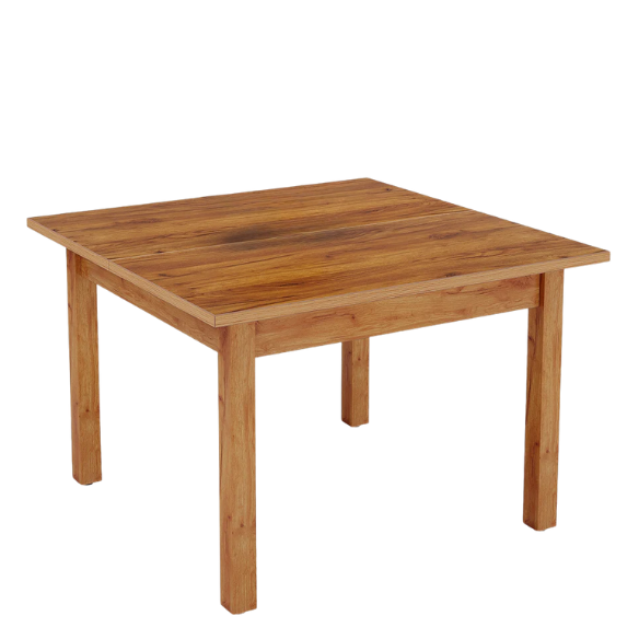Square Dining Table with Solid Wood Legs for 4 – Perfect for Small Kitchens & Dining Rooms, 39.43-inch Durable Table for Intimate Meals, Game Nights, and More