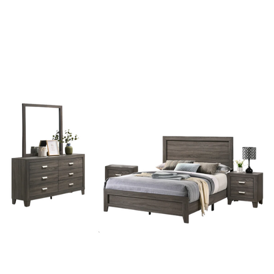 Rustic Wooden 5-Piece Twin Bedroom Set – Timeless Charm & Sturdy Craftsmanship
