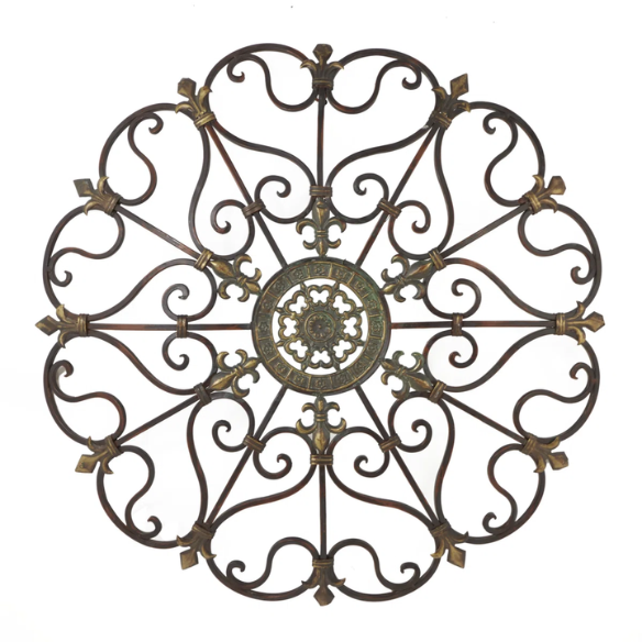 Rustic Traditional Abstract Metal Wall Décor – Captivating Art Sculpture for Living Room Focal Point & Home Gallery Accent
