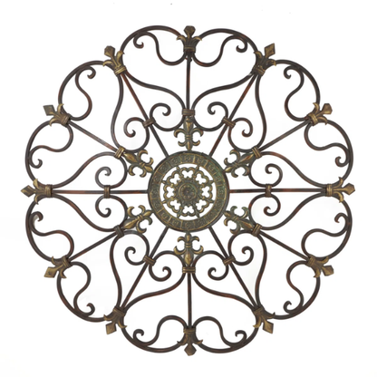 Rustic Traditional Abstract Metal Wall Décor – Captivating Art Sculpture for Living Room Focal Point & Home Gallery Accent