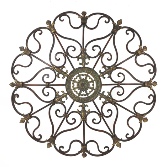 Rustic Traditional Abstract Metal Wall Décor – Captivating Art Sculpture for Living Room Focal Point & Home Gallery Accent