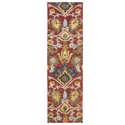 Tufted Wool Area Rug – Luxurious Floral Design