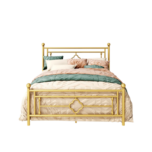 Durable Metal Platform Bed – Full Double Size with Sturdy Frame and Modern Design