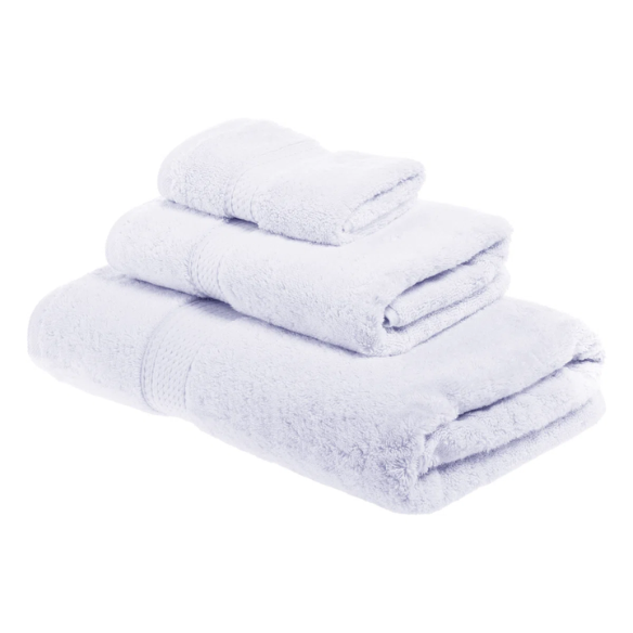 Luxury White Egyptian Cotton 3-Piece Towel Set – 800 GSM Plush and Highly Absorbent Bath Towels