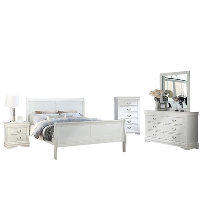 Sleek Solid Wood 6-Piece Twin Bedroom Set – Modern Design & Premium Craftsmanship