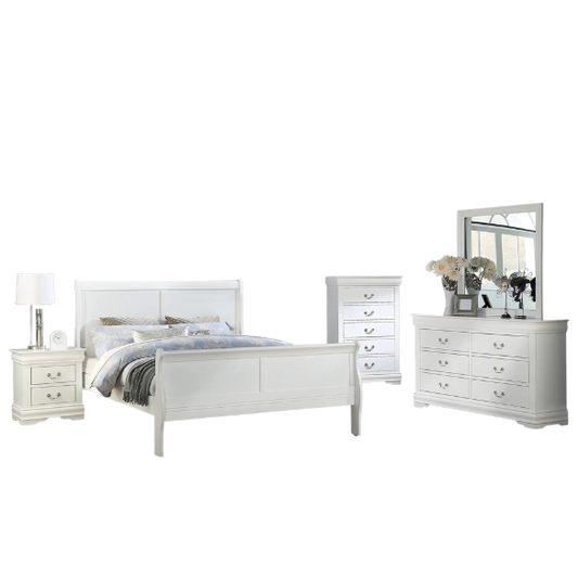 Sleek Solid Wood 6-Piece Twin Bedroom Set – Modern Design & Premium Craftsmanship