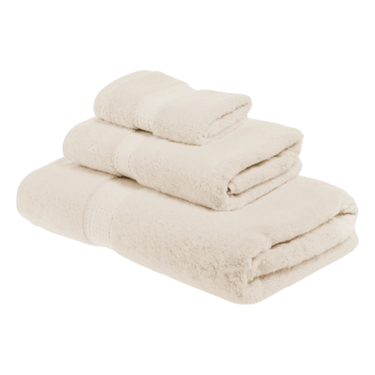 Luxury Beige Egyptian Cotton 3-Piece Towel Set – 800 GSM Plush and Highly Absorbent Bath Towels