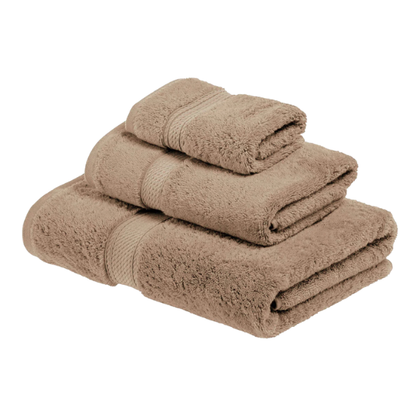 Luxury Taupe Egyptian Cotton 3-Piece Towel Set – 800 GSM Plush and Highly Absorbent Bath Towels