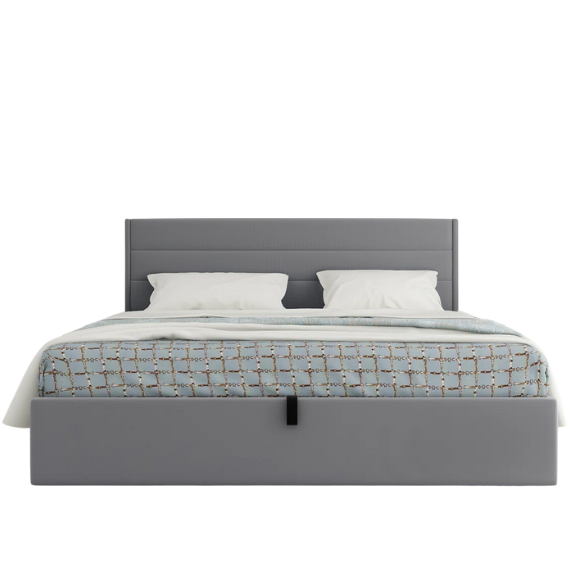 Elegant Hydraulic Lift Upholstered Storage Bed with Wingback Headboard, Velvet Fabric, Button-Tufted Detailing, and Ample Under-Bed Storage for Bedding and Seasonal Items