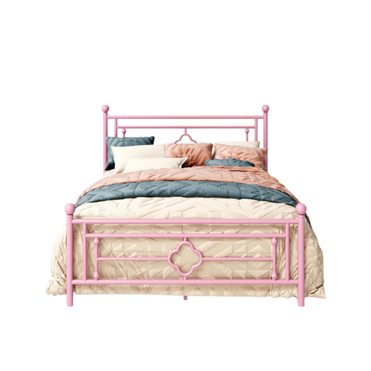Durable Metal Platform Bed – Full Double Size with Sturdy Frame and Modern Design