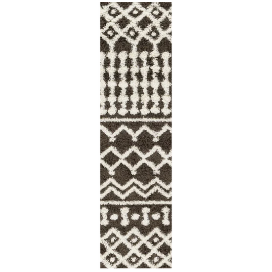Soft Cozy Woven Shag Bohemian Tribal Area Rug
