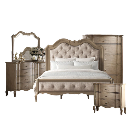 Elegant Upholstered Standard Configurable Bedroom Set –  Designed with Luxurious Upholstery for a Sophisticated and Comfortable Bedroom Retreat