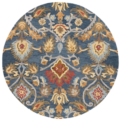 Tufted Wool Area Rug – Luxurious Floral Design