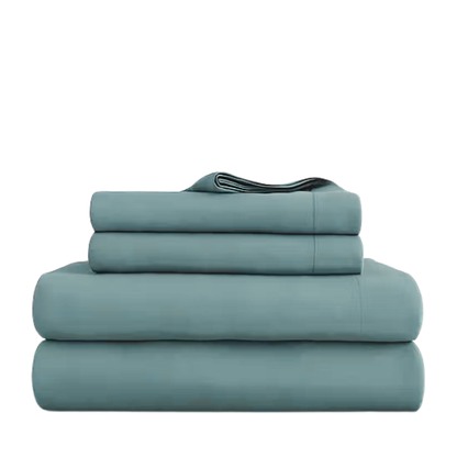 Ocean Deep Pocket Microfiber Sheet Set – 4-Piece Soft, Wrinkle-Free Bedding with Pillowcases