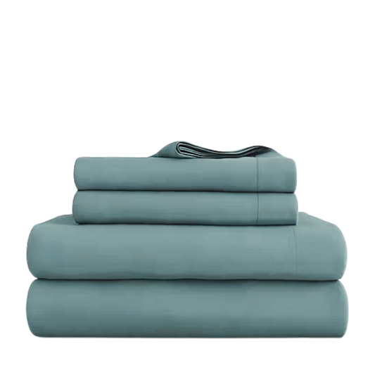 Ocean Deep Pocket Microfiber Sheet Set – 4-Piece Soft, Wrinkle-Free Bedding with Pillowcases