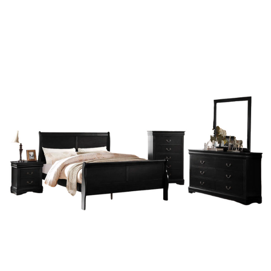 Sleek Solid Wood 6-Piece Twin Bedroom Set – Modern Design & Premium Craftsmanship