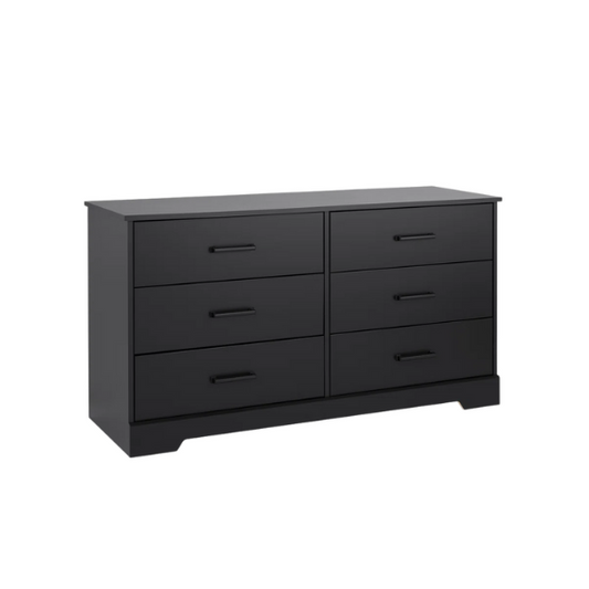 Rustic Modern 6-Drawer 53.25" W Double Dresser with Timeless Farmhouse Charm