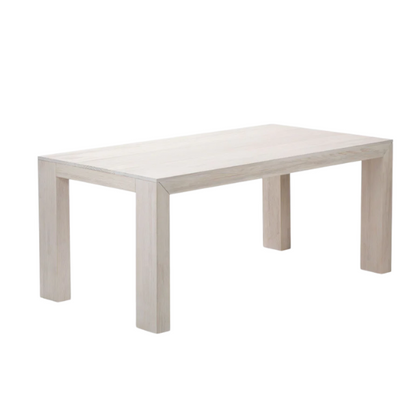 Rectangular Modern Dining Table – 72” Solid Pine Wood Dining Table for 6, Stylish & Versatile for Dining, Office, or Game Room, Durable & Easy to Assemble