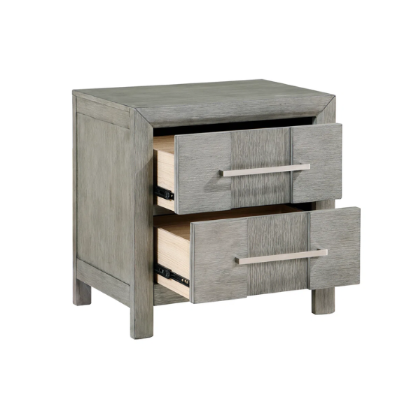 Elegant Platform Storage 4-Piece Queen Bedroom Set – Timeless Design with Modern Functionality, Includes Bed, Dresser, Mirror, and Nightstand