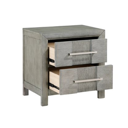 Elegant Platform Storage 4-Piece Queen Bedroom Set – Timeless Design with Modern Functionality, Includes Bed, Dresser, Mirror, and Nightstand