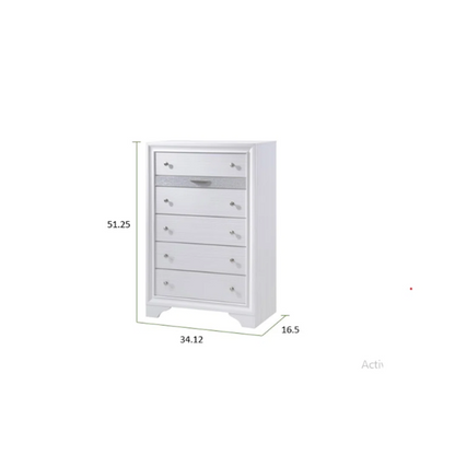 Minimalist Elegance Platform 5-Piece Queen Bedroom Set – Stylish, Cozy, and Tastefully Adorned