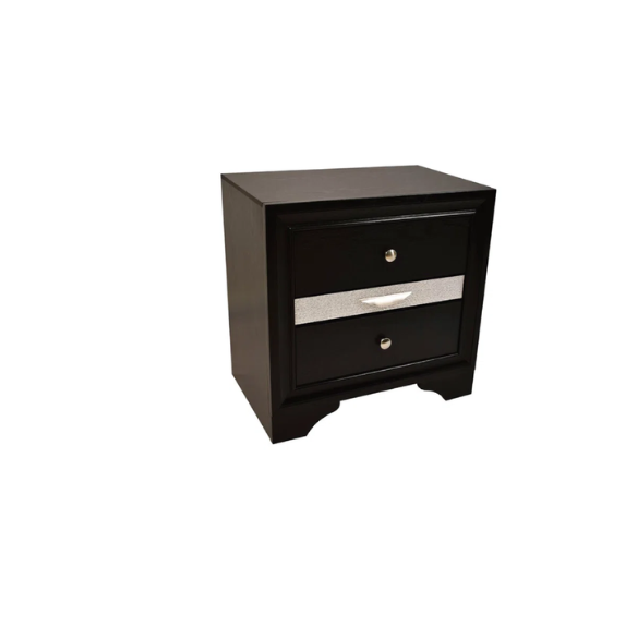 Elegant Full Size 5-Piece Bedroom Set – Featuring a Beautifully Crafted Headboard and Two Functional Storage Drawers for Added Convenience