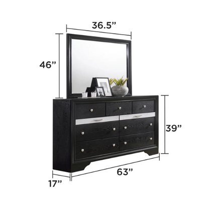 Elegant Full Size 5-Piece Bedroom Set – Featuring a Beautifully Crafted Headboard and Two Functional Storage Drawers for Added Convenience