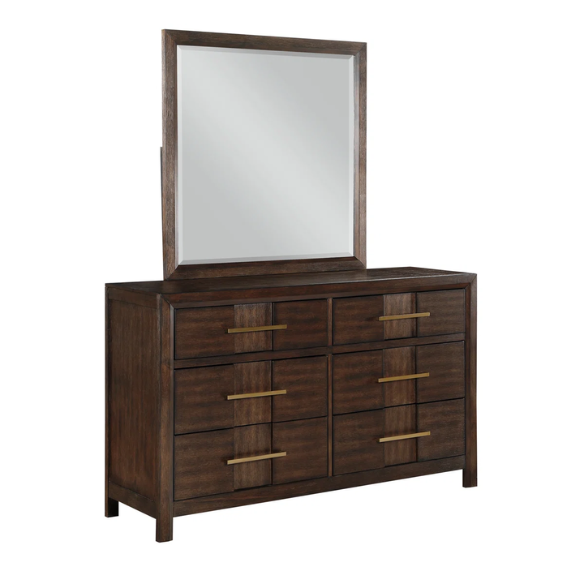 Elegant Platform Storage 4-Piece Queen Bedroom Set – Timeless Design with Modern Functionality, Includes Bed, Dresser, Mirror, and Nightstand