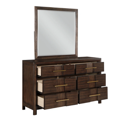 Elegant Platform Storage 4-Piece Queen Bedroom Set – Timeless Design with Modern Functionality, Includes Bed, Dresser, Mirror, and Nightstand
