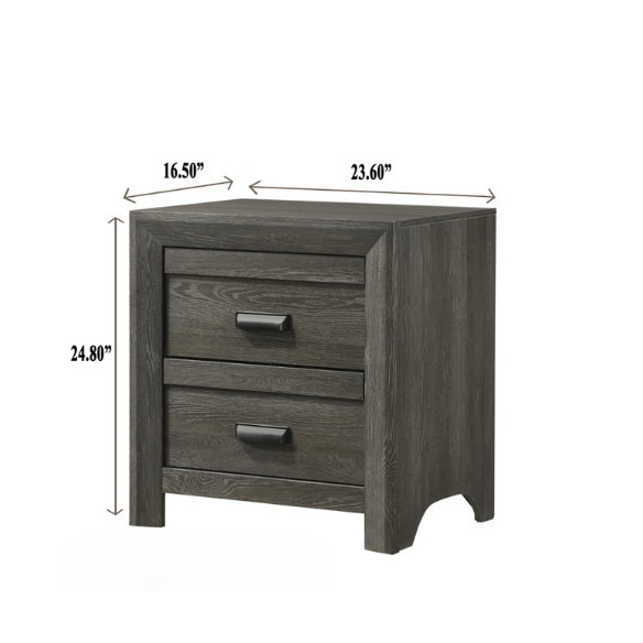 Panel Bedroom Set Special 5-Piece Queen Set – Timeless Elegance with Rich Brown Finish, Decorative Details, and Ample Storage